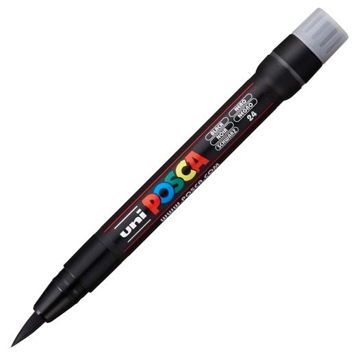 Posca Marcador  Pcf-350 No Permanente Punta Acrílica Estilo Pincel Negro