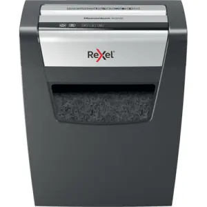 Rexel Momentum X312 Destructora de Papel Manual Corte Confeti P-3 12 Hojas 23L Gris/Plata
