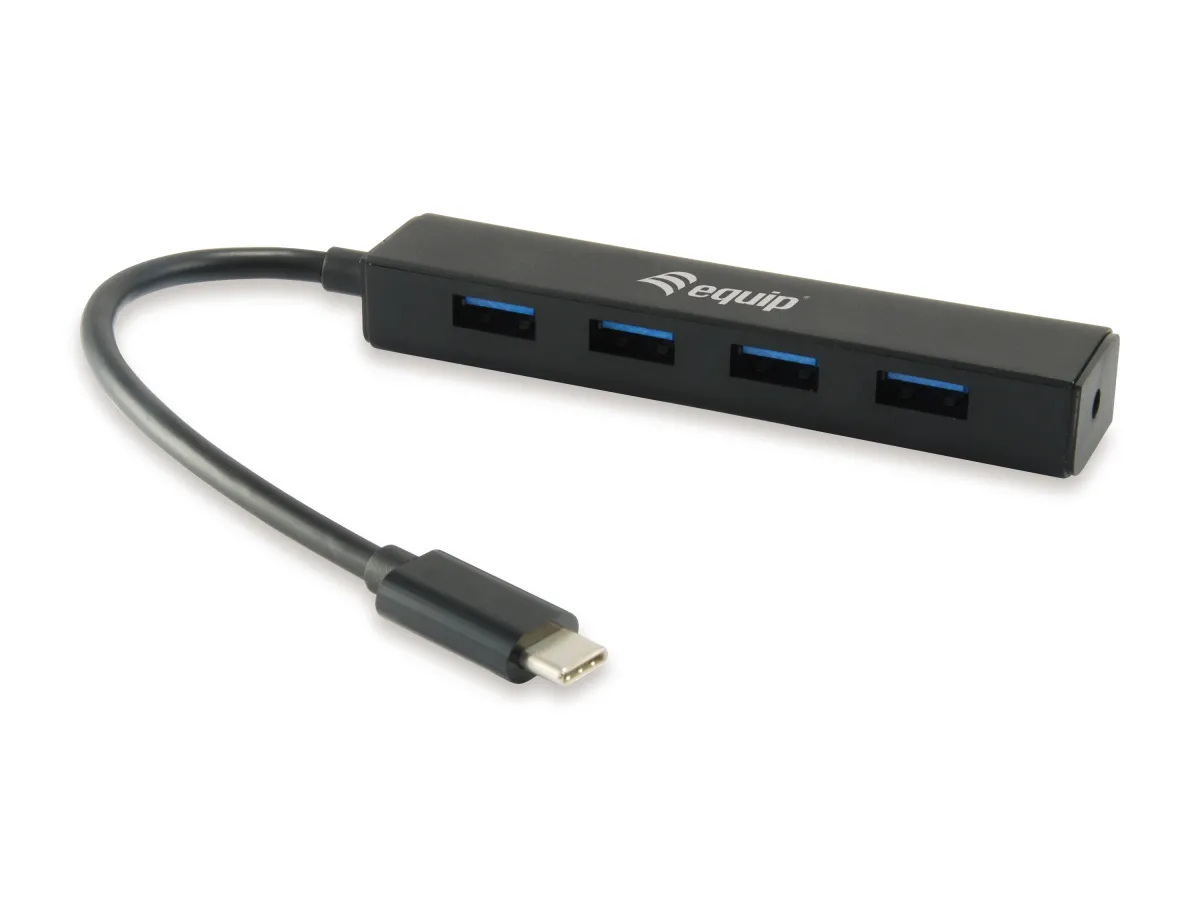 Hub Usb Equip Life Usb-C A 4 Puertos Tipo A Usb 3.0