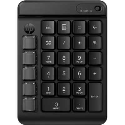 HP Teclado Numérico Inalámbrico Bluetooth - 9 Teclas Programables - Negro
