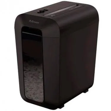 Fellowes LX65 Destructora de Papel Manual P-4 - Destruye Hasta 10 Hojas - 22L - Negro