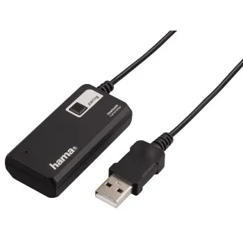 Hama Twin Adaptador de Audio Bluetooth - Jack 3.5mm Hembra - Rango de 10m - Color Negro