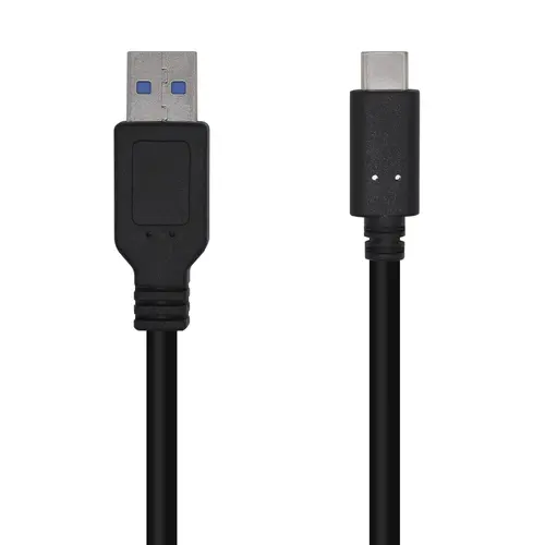 Aisens Cable USB 3.1 Gen2 10Gbps 3A Tipo USB-C/M - A/M Negro 0,5M