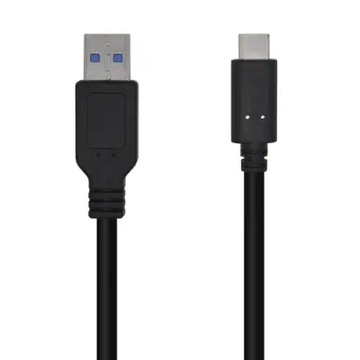 Aisens Cable USB 3.1 Gen2 10Gbps 3A Tipo USB-C/M - A/M Negro 1.5M