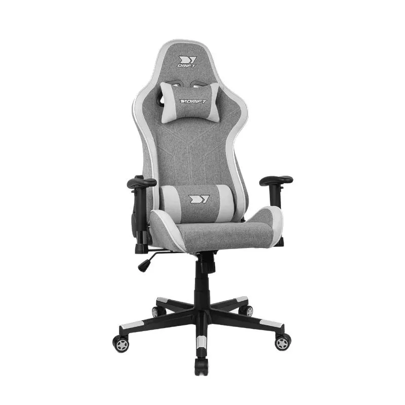 DRIFT Silla Gaming DR90 PRO Gris y Blanco