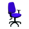 Unisit Silla Administrativa Sincro Tete con Reposabrazos Ajustables Azul