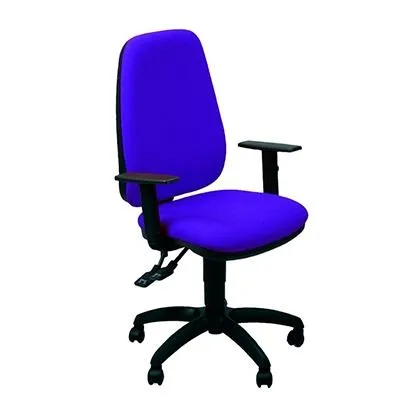 Unisit Silla Administrativa Sincro Tete Reposabrazos Ajustables Azul