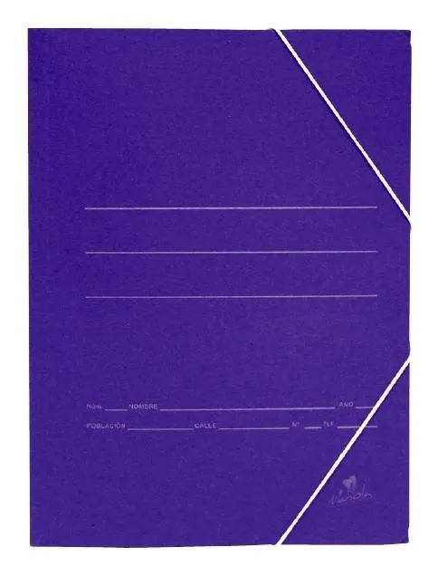 Mariola Carpeta Cartón Básica 500Gr 24X19Cm Azul - Papelería