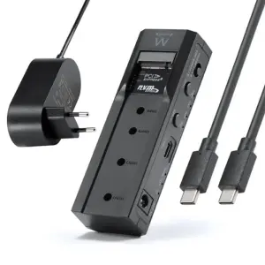 Ewent Clonador Doble Bahía HDD/NVMe M2 USB-C 3.2 Gen2 con Indicador LED y Conversor a SATA
