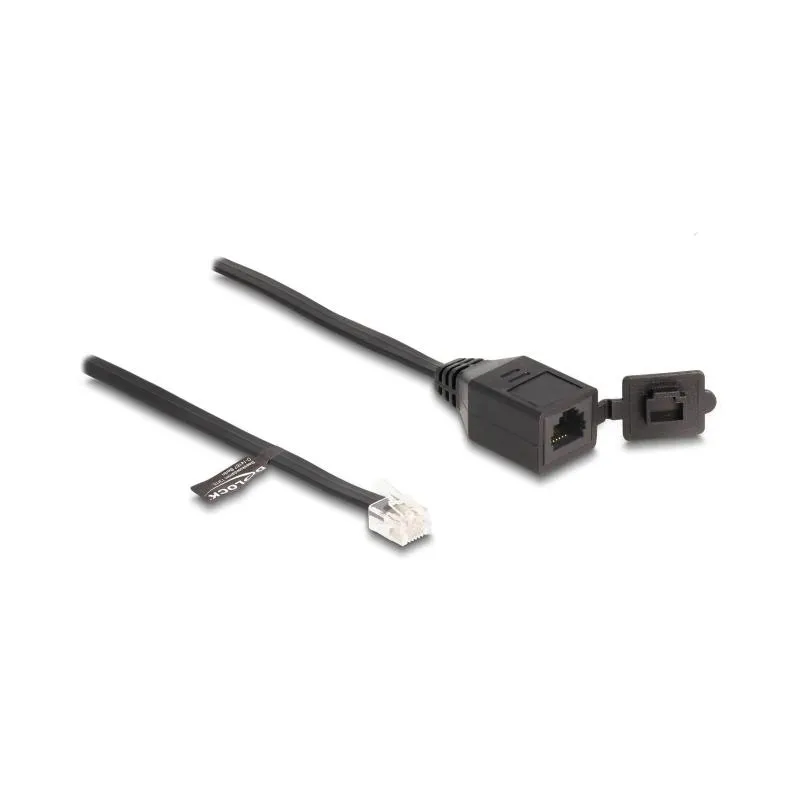 Delock Cable Rj11 Macho A Rj11 Hembra Con Tapa