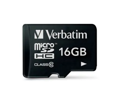 VERBATIM TARJETA MICRO SDHC 16GB CLASE 10