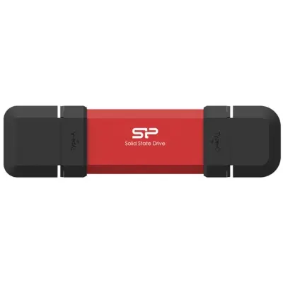 Silicon Power Memoria USB DS72 250GB USB A+C 3.2 Gen2 Rojo