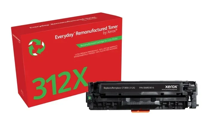 Xerox Everyday Hp Cf380X Negro Cartucho De Toner Remanufacturado - Reemplaza 312X