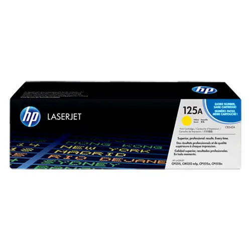 HP Toner Amarillo ColorSphere LaserJet Nº 125A para CP1210/1215/1510/1515/1518NI, CM131