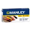 MANLEY CERAS ESTUCHE 10 UD SURTIDO TONOS DE LA PIEL