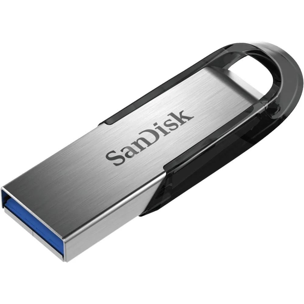 Sandisk Ultra Flair Memoria USB 3.0 256GB - Hasta 150MB/s de Transferencia - Diseño Metalico - Color Acero/Negro (Pendrive)