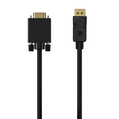 Aisens Cable Conversor Displayport A Vga Dp/M - Vga/M Negro 1,0M