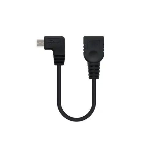 Nanocable Cable USB 2.0 OTG Micro B/M-A 15cm