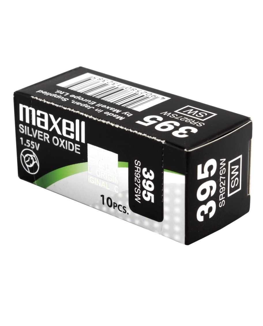 Maxell Micro Pilas Planas Óxido De Plata 1,55V - Sr0936Sw 394 Caja 10U