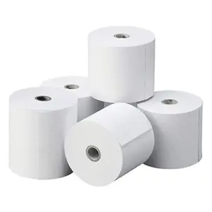 Fabrisa Rollo Térmico Sin BPA 80x80x12mm 65g - Paquete de 8 Unidades