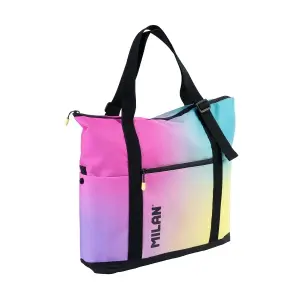 Milan Bolso Shopper Sunset 18.5L - Gran Capacidad - Cierre de Cremallera - 52x36x3cm