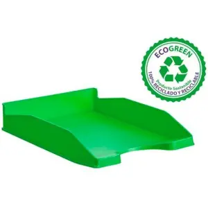 ARCHIVO 2000 BANDEJA APILABLE EN 3 POSICIONES FONDO LISO DIN A4 Y FOLIO 345X255X60 MM VERDE