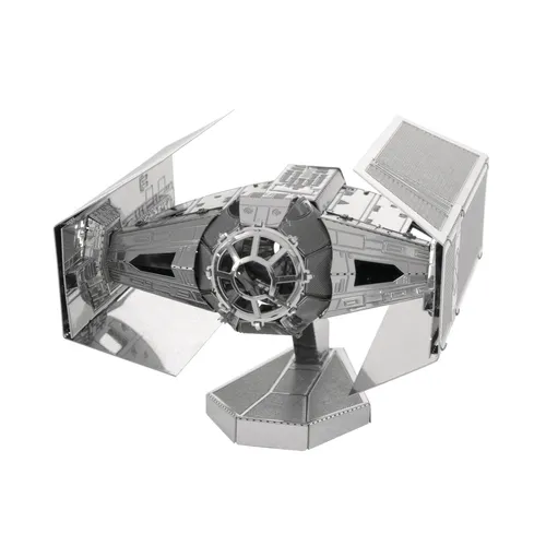 Maqueta 3D Metal Fascinations Star Wars Darth Vader Tie Fighter Montaje Sin Pegamento Ni Soldadura