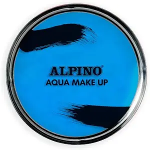 Alpino Aqua Make-Up Polvera Facial Acuarelable Color Azul - Lavable con Agua y Jabón