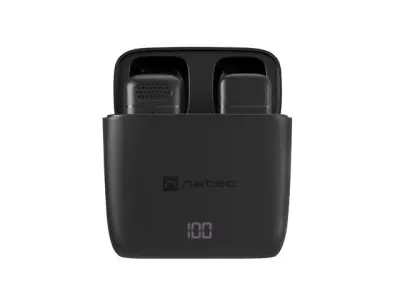 NATEC Hopper Micrófono de Corbata Negro