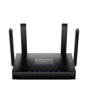 Cudy WR3000 Smart Router WiFi 6 AX3000 Doble Banda - 1x Puerto Wan 1000/100/10 Mbps y 3x Puertos Lan 1000/100/10 Mbps - 4 Antenas Externas