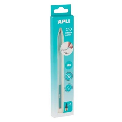 Apli Infinite Pencil Nordik HB Azul + Mina de Recambio + Tapon Protector