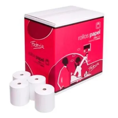 Fabrisa Rollo Térmico Sin BPA 57X35X12mm - Paquete de 10 Unidades