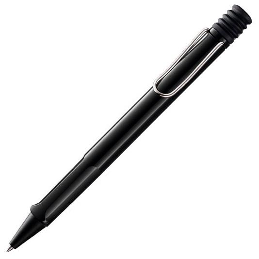 Lamy Bolígrafo Safari Black 219M Punta Media Tinta Azul Recargable Color Negro En Estuche