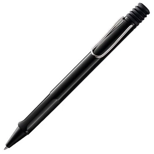Lamy Bolígrafo Safari Black 219M Punta Media Tinta Azul Recargable Color Negro En Estuche