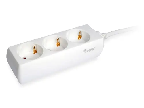 Regleta Alimentacion Equip Con 3 Tomas Cable De Red De 1.5 Metros