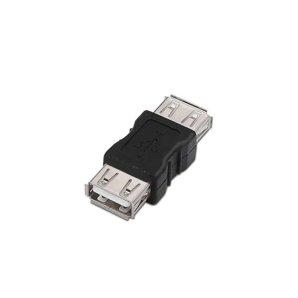 Aisens Adaptador Usb 2.0 - Tipo A Hembra-A Hembra Para Unir Dos Cables De Usb - Color Negro