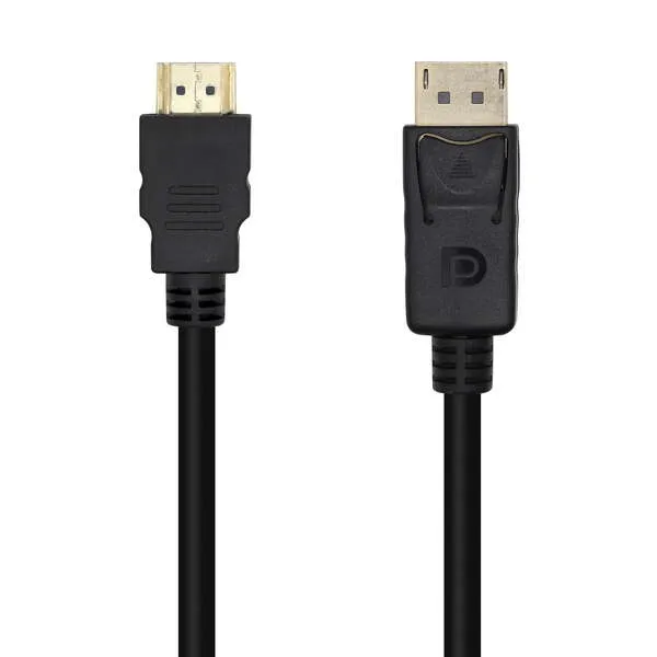 Aisens Cable Conversor Displayport A Hdmi - Dp/M-Hdmi/M - 5.0M - Color Negro