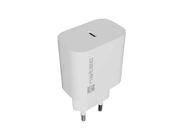 Natec Ribera Cargador 20W 1xUSB-C PD3.0 Blanco