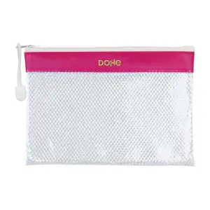 Dohe Bolsa Cremallera PVC Resistente al Agua 24x17.5cm Ideal para Documentos A5