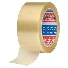 Tesa Rollo Precinto 66m x 50mm PVC Rugoso Transparente