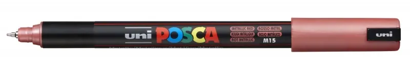 Posca Marcador PC-1MR Punta Extrafina 0.7mm Rojo Metálico No Permanente