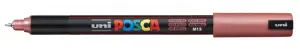 Posca Marcador PC-1MR Punta Extrafina 0.7mm Rojo Metálico No Permanente