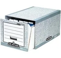 Fellowes Cajón Archivador 310X390X568Mm Cartón Reciclado Gris