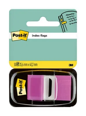 Post-it Dispensador Con 50 Marcadores Reposicionables 25.4 x 43.2mm Lila