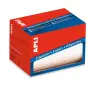 Apli Rollo de 5.600 Etiquetas Rectangulares 12x18mm Adhesivo Permanente Color Blanco