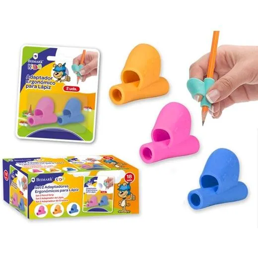 Bismark Adaptador De Lapicero Para Aprendizaje C/Surtidos -Set De 2-