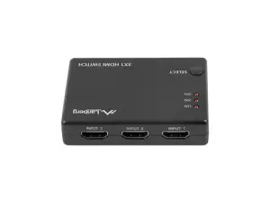 Lanberg SWV-HDMI-0003 Interruptor De Video HDMI 3 Entradas 1 Salida
