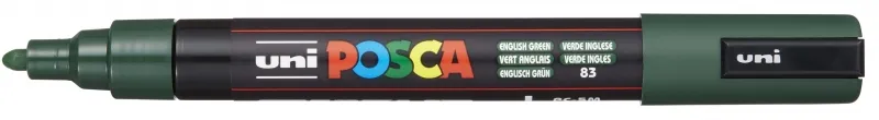 Posca Marcador PC-5M No Permanente Punta Forma De Bala 1,8 - 2,5 mm Verde Inglés