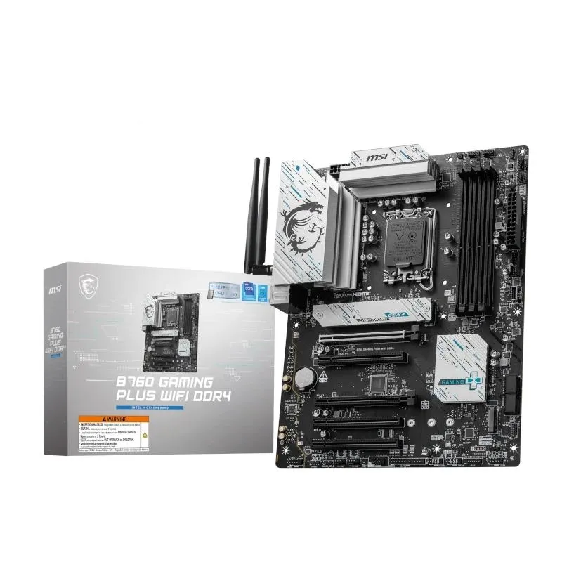 MSI B760 Gaming Plus WIFI DDR4 Placa Base Intel B760 LGA 1700 ATX