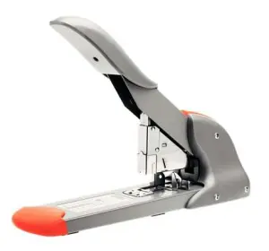 Rapid Grapadora HD210 - Hasta 210 Hojas - Grapado Cerrado - Para Grapas 23/8-24, 9/8-24 - Gris/Naranja
